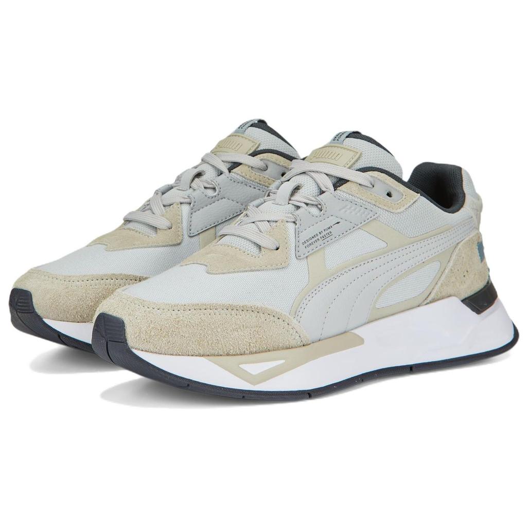 Puma Mirage Sport Hacked Safari Fabric Leather Comfortable Sports Low-Top Lifestyle Shoes Unisex Sneaker Yellow Gray 386624-03