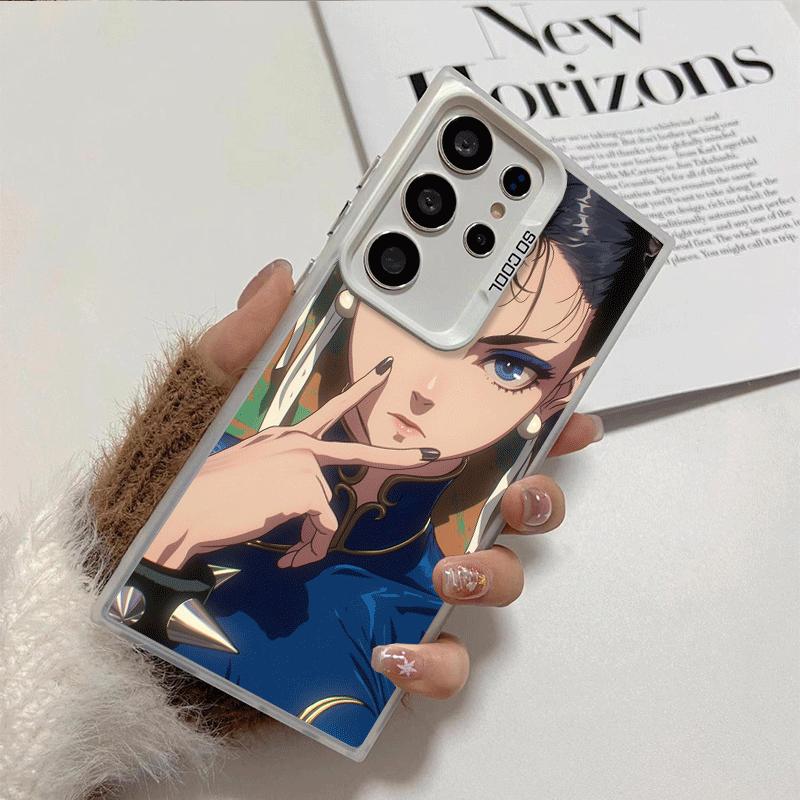 ChunLi S-Street F-FighterS Shockproof Phone Case for Samsung Galaxy S26 Edge S25 Ultra S24 FE S23 Plus S21 Cover Anti Fall Funda