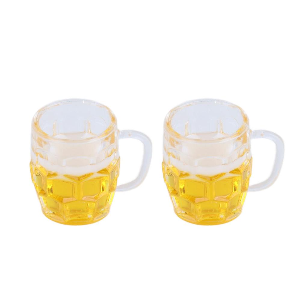 20-Pack Miniature Beer Cups, Miniature Beer Mugs, DIY Miniature Dollhouse Kit, Dollhouse Decoration Accessories