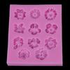 1 Molde de Silicona de Flor Molde de Fondant Herramientas para Decorar Pasteles Molde de Chocolate