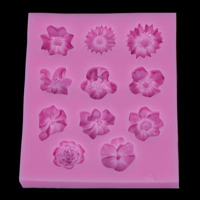 1Pc Flower Silicone Mold Fondant Mold Cake Decorating Tools Chocolate Mold
