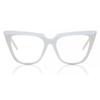 Full Rim Cat Eye White Halia 3362 C2 Fashion Unisex Eyeglasses