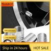 Car Sticker 2025 Hot 4Pcs Wheel Tire Valve Air Stem Cap Duust Covers For Peugeot 206 3008 208 308 307 2008 207 107 5008 607 301