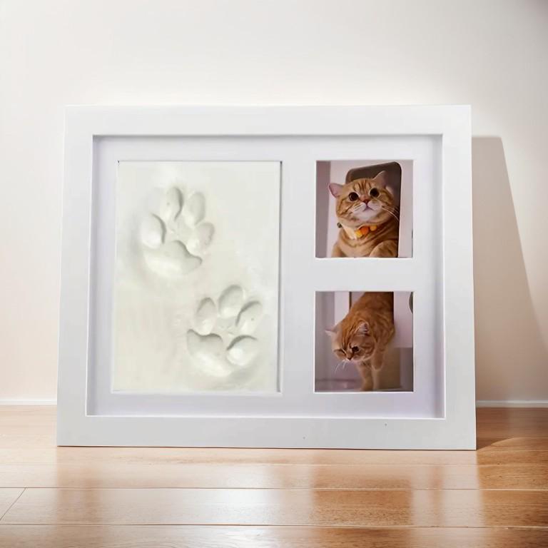 Minimalist Baby Hand & Footprint Photo Frame with Inkpad
