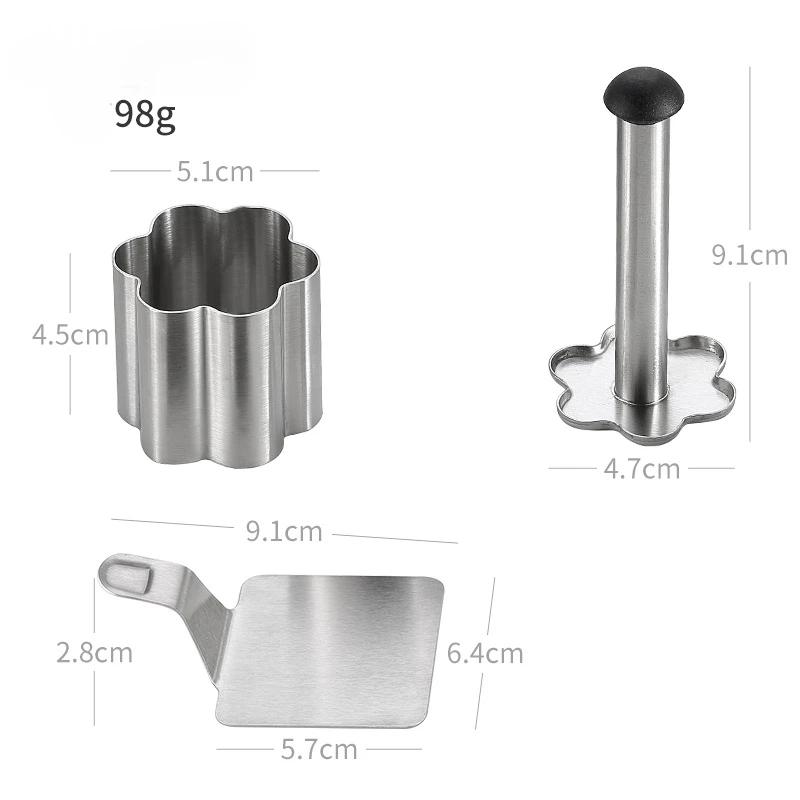 

304 Stainless Steel Rice Ball Mold Household Food Grade Sushi Mold Children s Complementary Food DIY Mold Sushi Tools