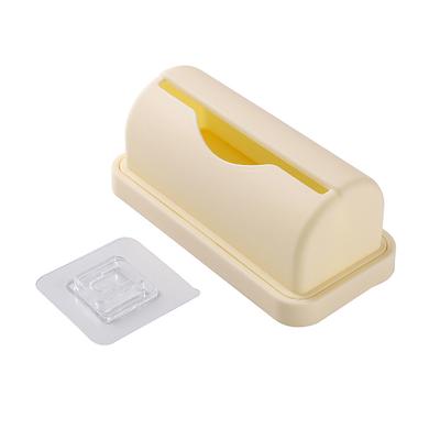 Trash Bag Dispenser Roll Holder Wall Mounted Plastic Garbage Bag Storage Organizer with Non Marking