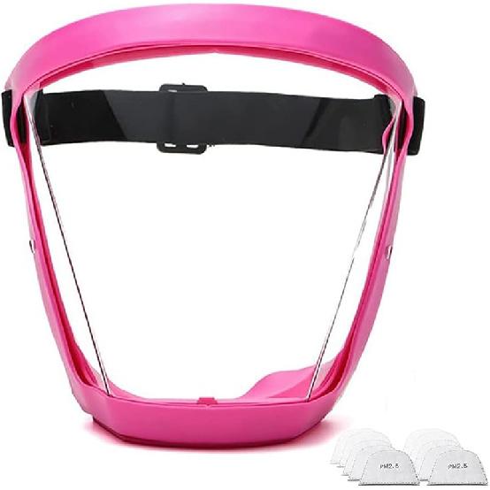 Anti-Fog Face Shield Unisex HD Clear Mask Replace Transparent Outdoor Full Face Mouth Protection Face Mask