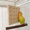 Papageien Blockspielzeug Käfigspielzeug Hängeschaukel Sitzstange Wellensittiche Picken Spielzeug