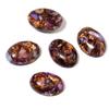 2pcs/lot Natural Stone Cabochon Colorful Imperial Jasper Oval Beads Gemstone Cabochon For DIY Necklace Rings Jewelry Accessories