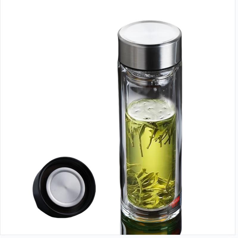 Snack Double-Layer High Borosilicate Glass Tea Cup