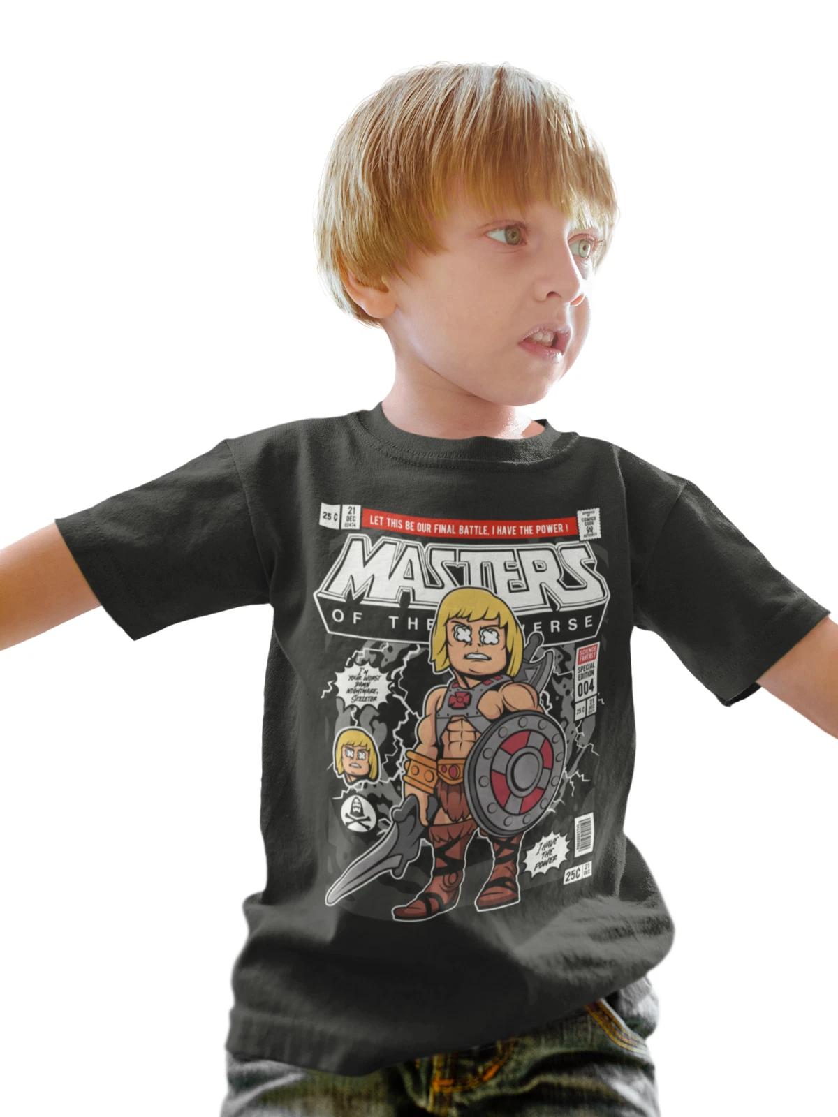 he man masters universe 90s film movie kids girls boys funny birthday kids boys T-Shirt 140