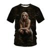 3D Printed T-Shirt Casual Short Sleeve T-Shirt Top