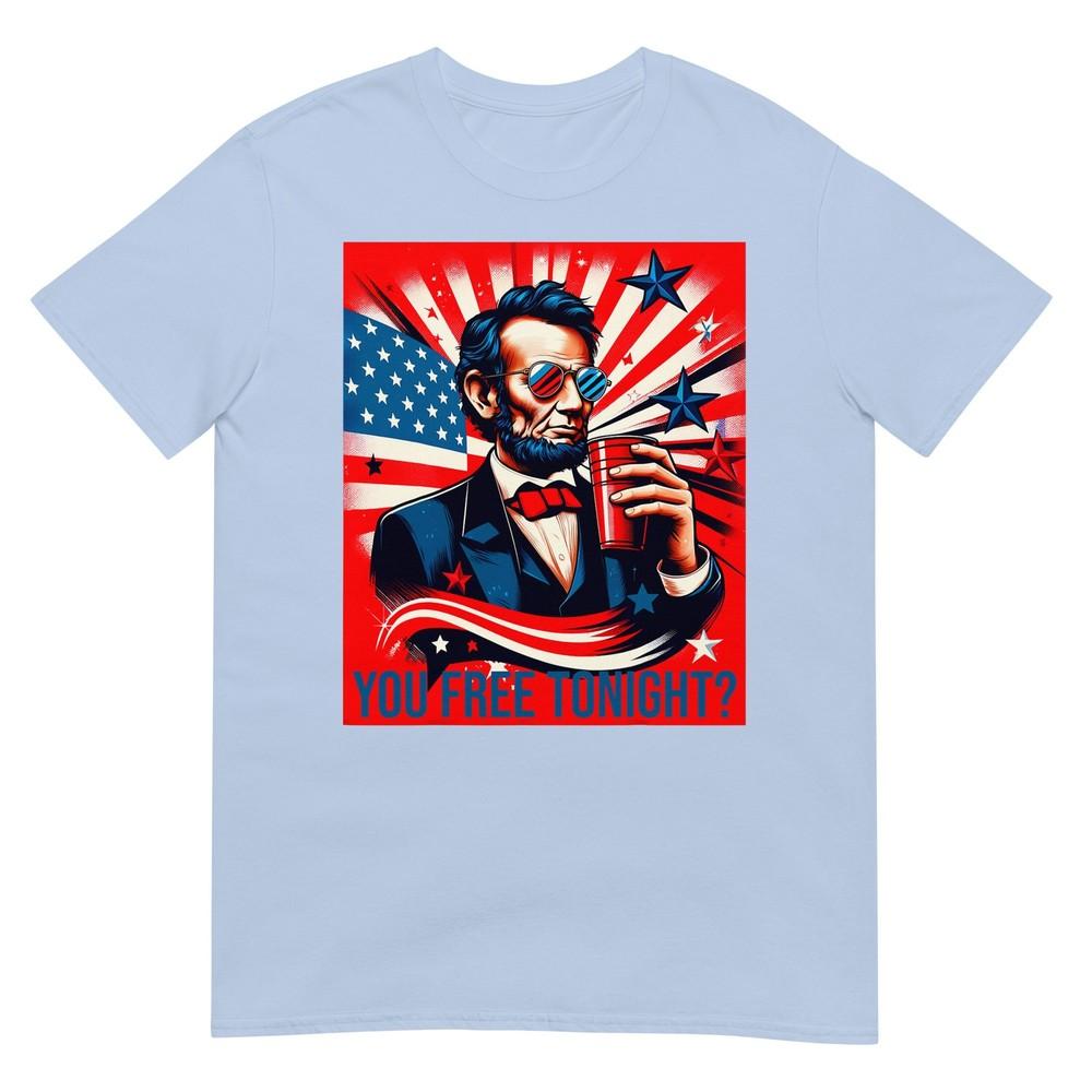 Funny Abe Lincoln 4th Of July Patriotic American Usa Tshirt S