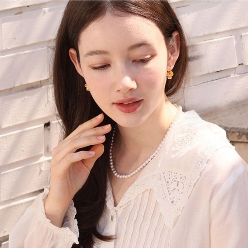 Dana Burton [Magnet One-Touch] Joy Pearl Necklace_6mm Pearl