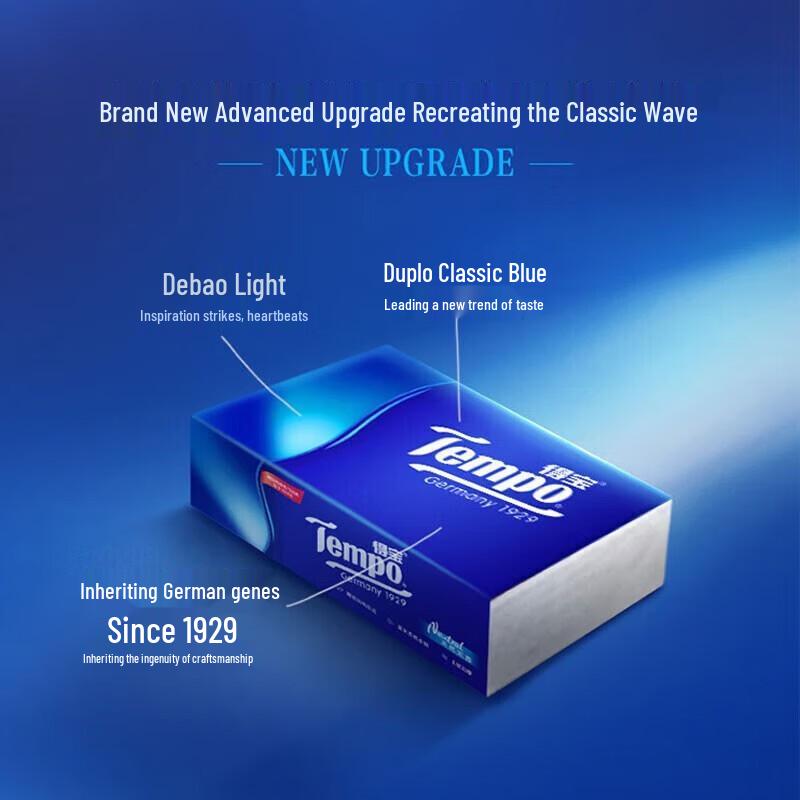 Tempo Unscented 4-Ply Facial Tissues (18-Pack Box)