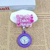 Shiny Cartoon Nurse & Doctor Badge Reel with Retractable PVC Pocket Watch Clip