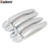 Door Handle Cover Trim For Hyundai Verna Solaris Accent 2018     Chrome Car Side Door Handles Cap Accessories