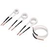 Akozon Induction Heater Coil 3.0mm Brass Electric Induction Coil Kit with Nuts and Removal