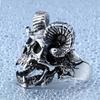 Ring Signet Skull Aries Biker 248