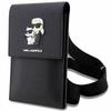 Torebka Karl Lagerfeld Saffiano Karl & Choupette Czarna