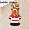 Santa Decorations Christmas Cutlery Sets Party Table Tops Products Decorative