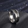 Stainless Steel Piano Ring Hypoallergenic Jewelry for Men, Ideal Opening Graduation Gift for Music Lovers