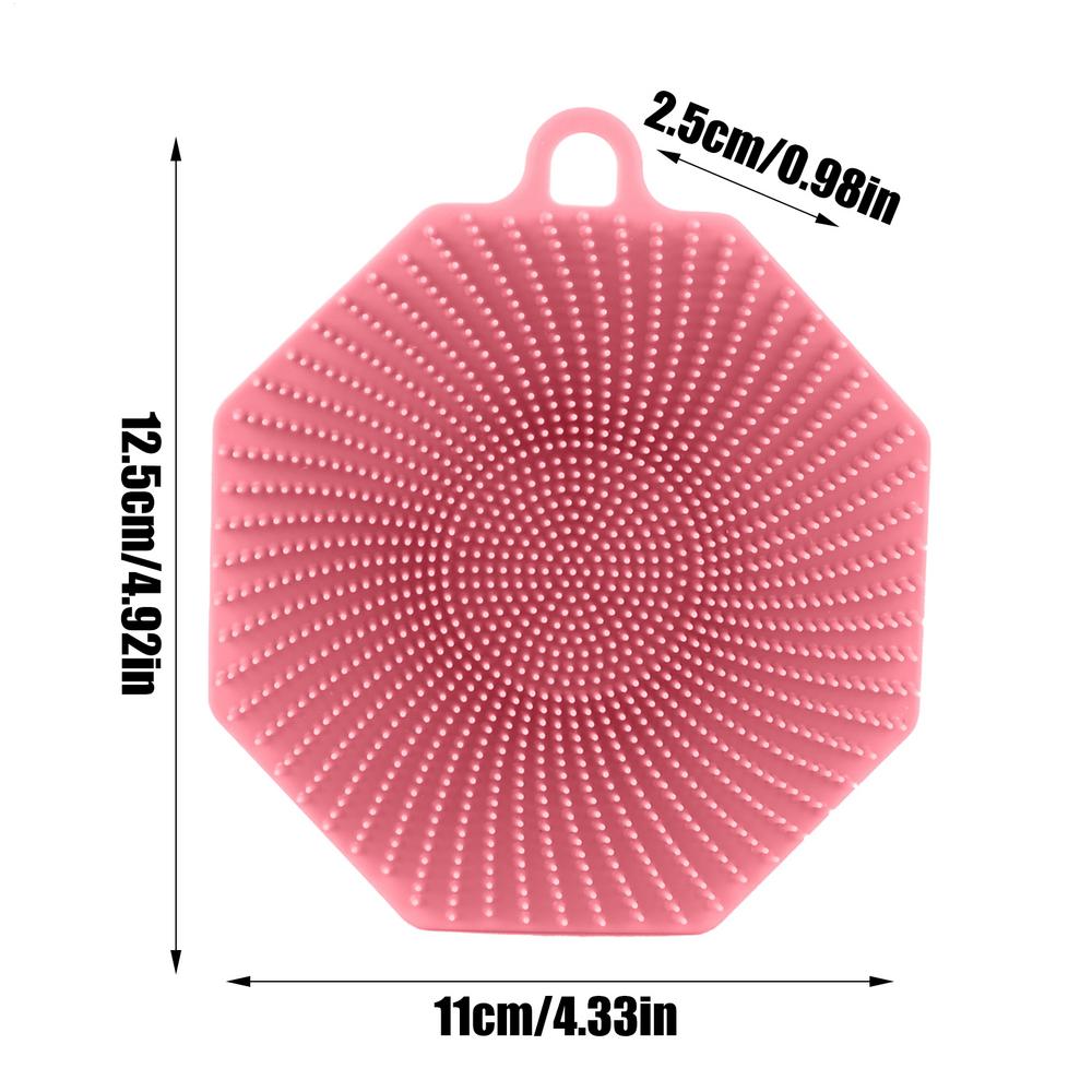 Silicone Loofah Soft Bristle Silicone Body Brush Skin Exfoliator Scalp Massager Bathing and Shower Accessories Loofahs Sponges