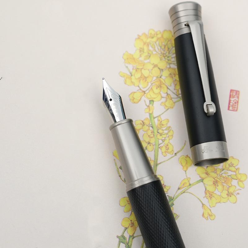 Metall Business Büro Kalligraphie Signatur Füllfederhalter Geschmeidiges Schreiben für Studenten, die Kalligraphie üben, Geschenk Füllfederhalter