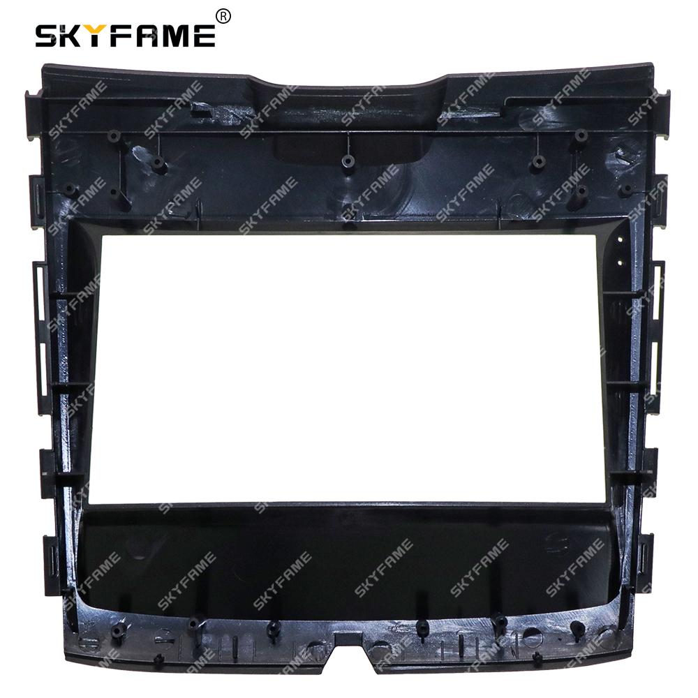 SKYFAME Car Frame Fascia Adapter Canbus Box Decoder Android Radio Dash Fitting Panel Kit For Ford Edge S-MAX Ranger