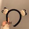 Adorable 2024 Cartoon Hair Tie & Plush Headband Set for Women - Cute Hair Accessories & Gift