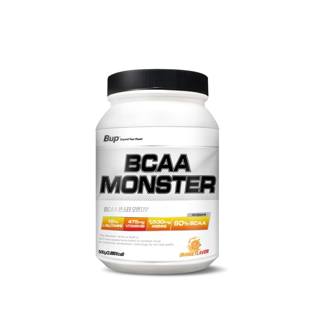 

BCAA Monster 500 г 50 г Аминокислотная добавка для здоровья BCA Orange