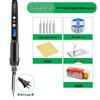 Digital Display Temperature Control Electric Soldering Iron Set for Home Repair & Welding