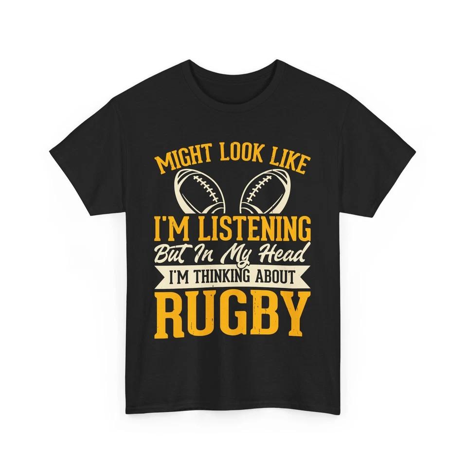 Funny Rugby T-Shirt | I Can’t, I Have Rugby Tee | Great Player Gift Idea XL