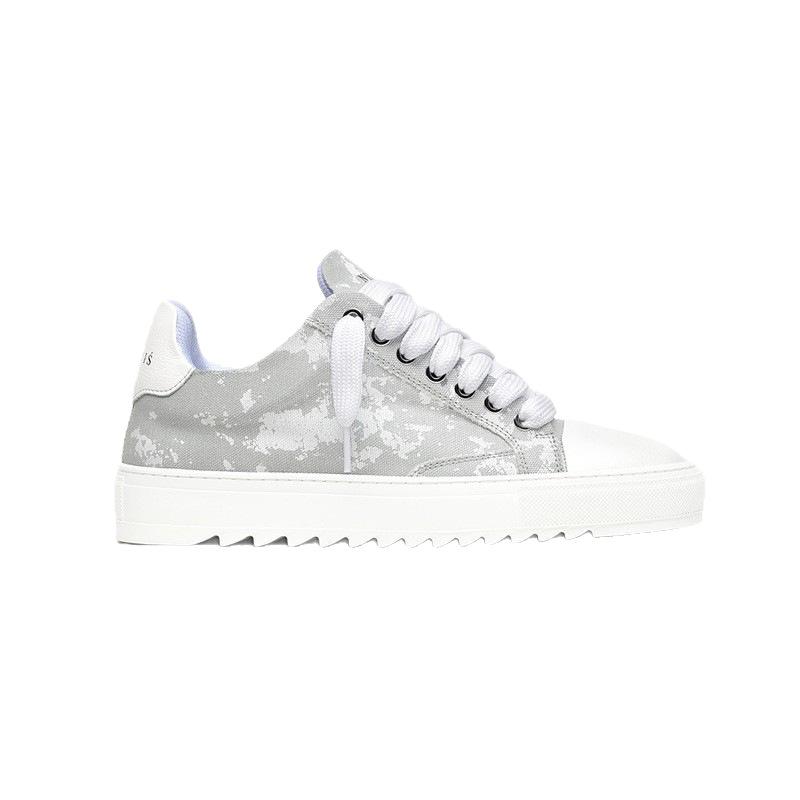 Men'S Shoes Japanese Style Idle And Versatile Flat-Soled Canvas Shoes Lace-Up Skateboard Sports Shoes Men
