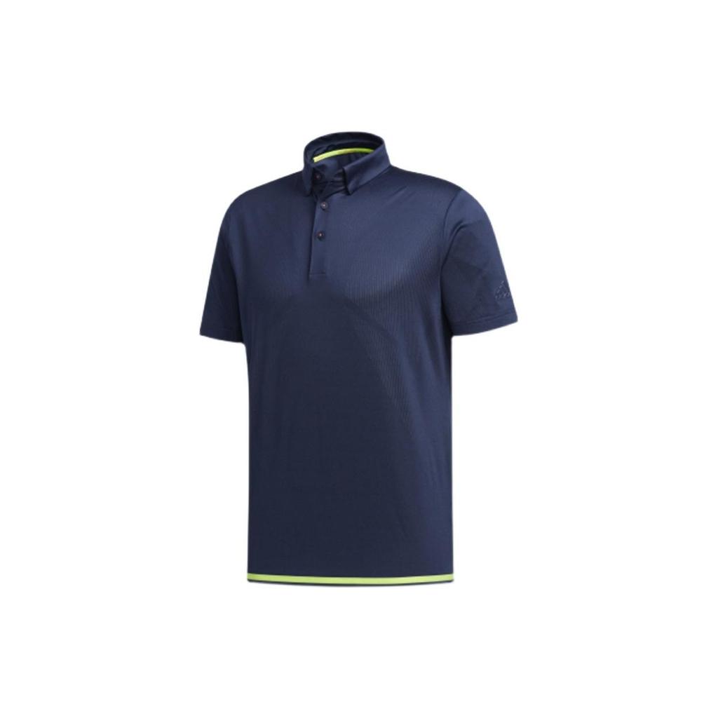 Adidas Polo Shirts Men's Blue Polo Collar Moderate Straight Fit FJ3794
