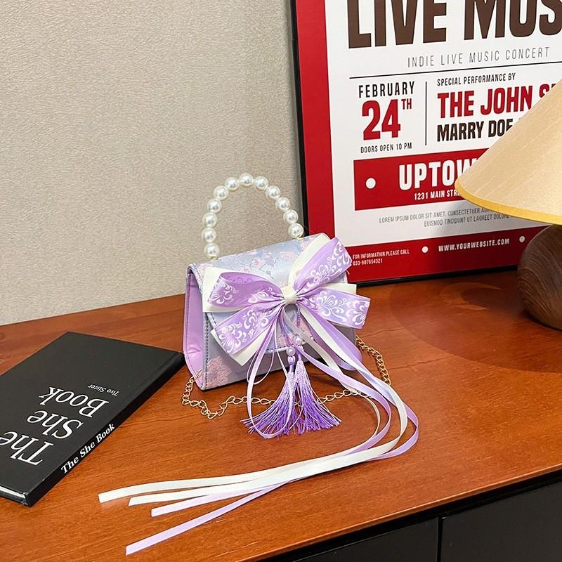 Handbag Small Girls Pu Material Kids Cute Designer Mini Shoulder Bag School For