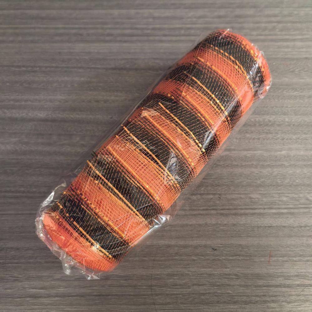 High Quality PP Christmas Decorative Ribbon 18 Colors Handmade Christmas Mesh Roll DIY Decoration Halloween Ribbon Christmas