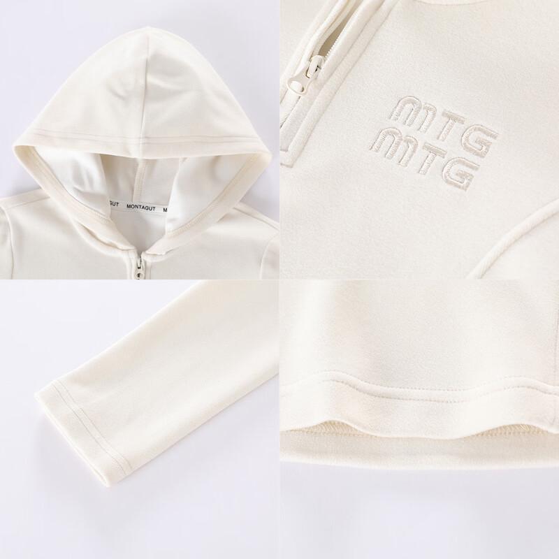 Girls' Korean Style Hooded Sweatshirt & Wide Leg Pants Set