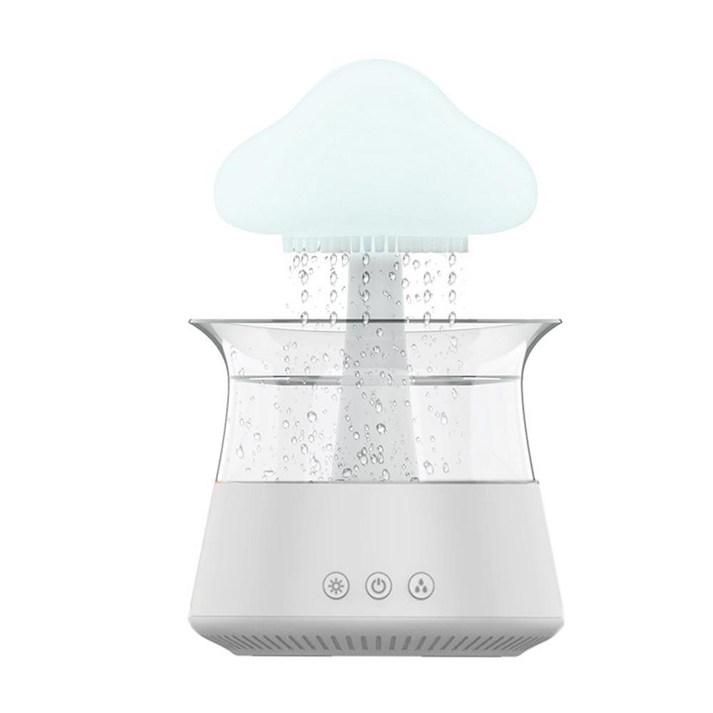 Seven-Color Mushroom Cloud Ultrasonic Humidifier & Night Light Aroma Diffuser