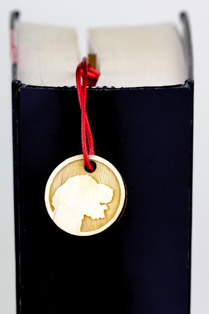 Labradoodle - dog bookmark, personalized bookmark, dog gadget for Art-Dog brand readers