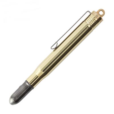 MIDORI Travelers Company TRC Brass Ballpoint Pen Solid Brass Limited Card Included 36726006