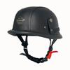 Vintage leather WWII style soldier helmet retro half helmet all seasons unisex bicycle cruiser electric scooter helmet JYT-108