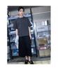 Saendeusaundeu Short-Sleeve Cropped T-Shirt Ash