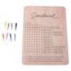 Card Game Score Board Portable Score Tracker Sheet Fun Table Board Card Game Accessories for Party