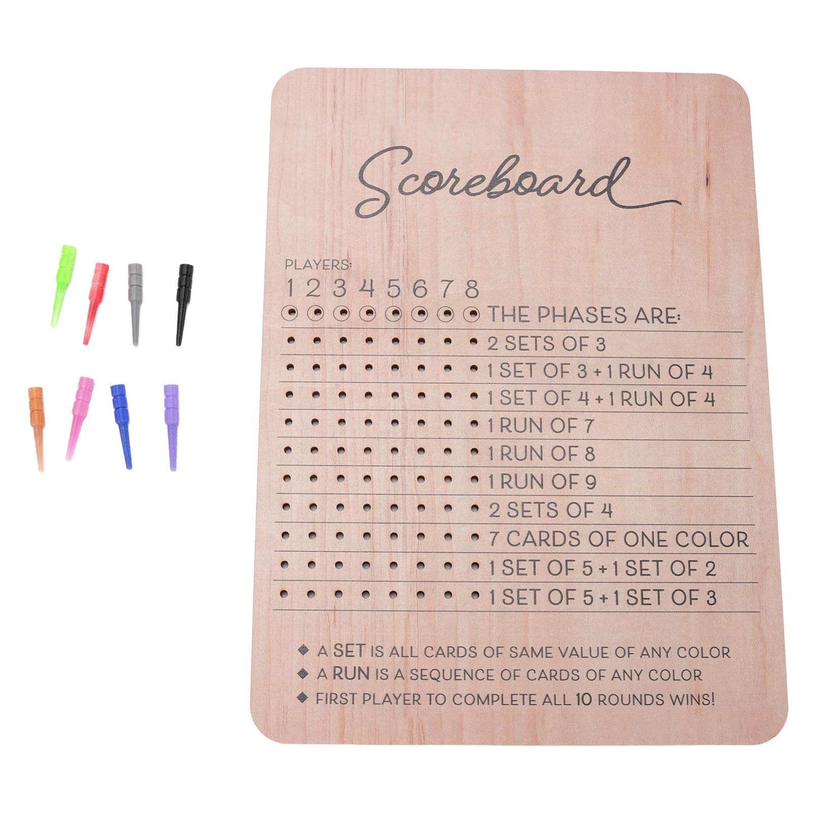 

Карточная игра Доска для счета Портативный счетный лист Веселая настольная карточная игра Аксессуары для вечеринки