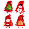 3Pcs/Set Craft Kit Creative Cartoon New Christmas Hat Personality Non-woven Toys Handmade For Children High Quality