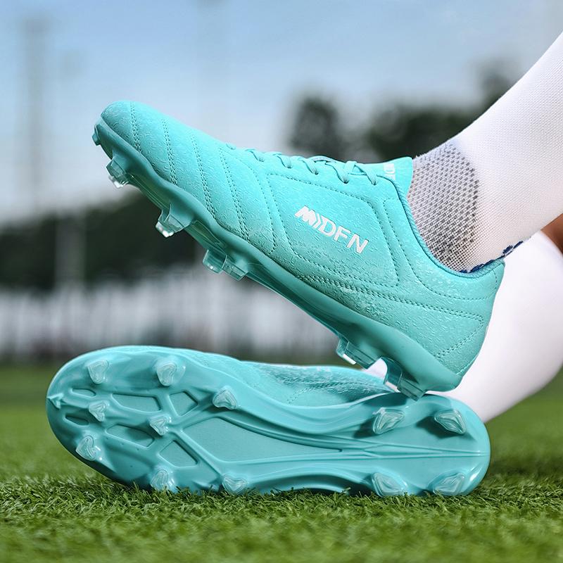 2024 Herren Fußballschuhe Große Größe Ultraleichte Fußballschuhe Jungen Sneakers Rutschfeste AG/TF Fußballschuhe Stiefeletten Unisex