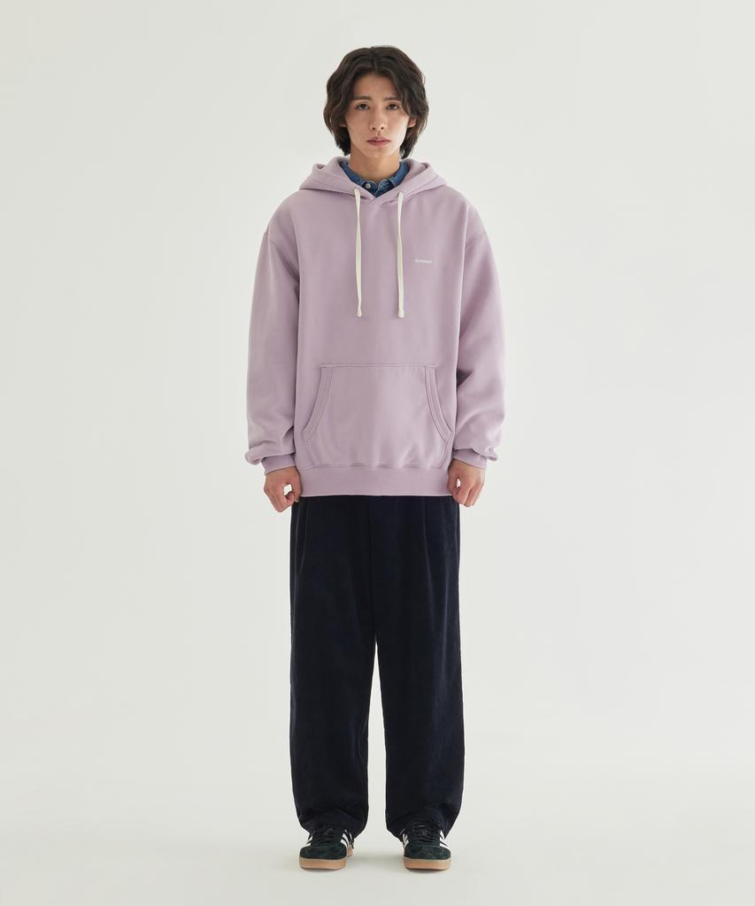 Small Logo Fleece-Lined Hoodie Light Purple