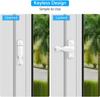 1Set-4Set Plastica UPVC Serratura a T Sicurezza Bambini Finestra Porta Battente Serratura Maniglia Tipo Sicurezza Finestra Casa Leva Porta T Balcone Serratura