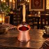 Cezve Multifunctional 450 Ml Turkish Coffee Pot Resistant Hammered Metal